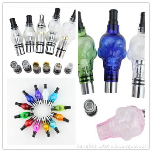 Glass Wax Vaporizer and Dry Herb Vaporizer for E Cigarette Atomizer, Globe Tank for Wax Atomizer and Dry Herb Atomizer